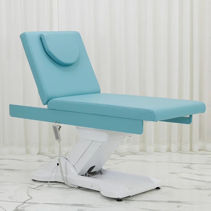 High Quality Adjustable wide size Electric Massage Table Bed with 2 motors for beauty salon