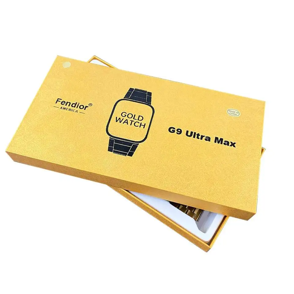 2023 New G9 ultra max smart watch Gold Heart Rate sports fitness men women reloj smart watch g9 ultra pro smartwatch hk9 g9 pro