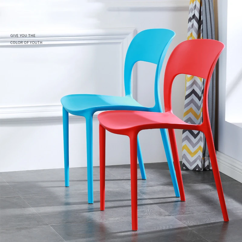 
Dining Chair Colorful Nordic Wholesale Ring Back Restaurant Furniture Upholstered French Living Room Plastic Dining Chair 