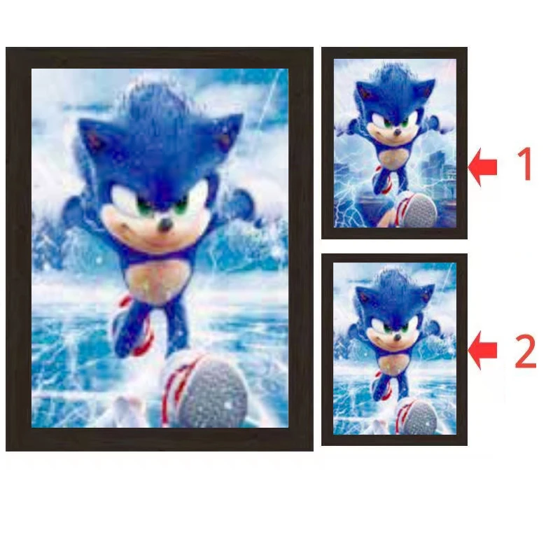 Wholesale Custom ecofriendly Anime Supper star Horrible movie of 3D Flip Lenticular Anime Poster