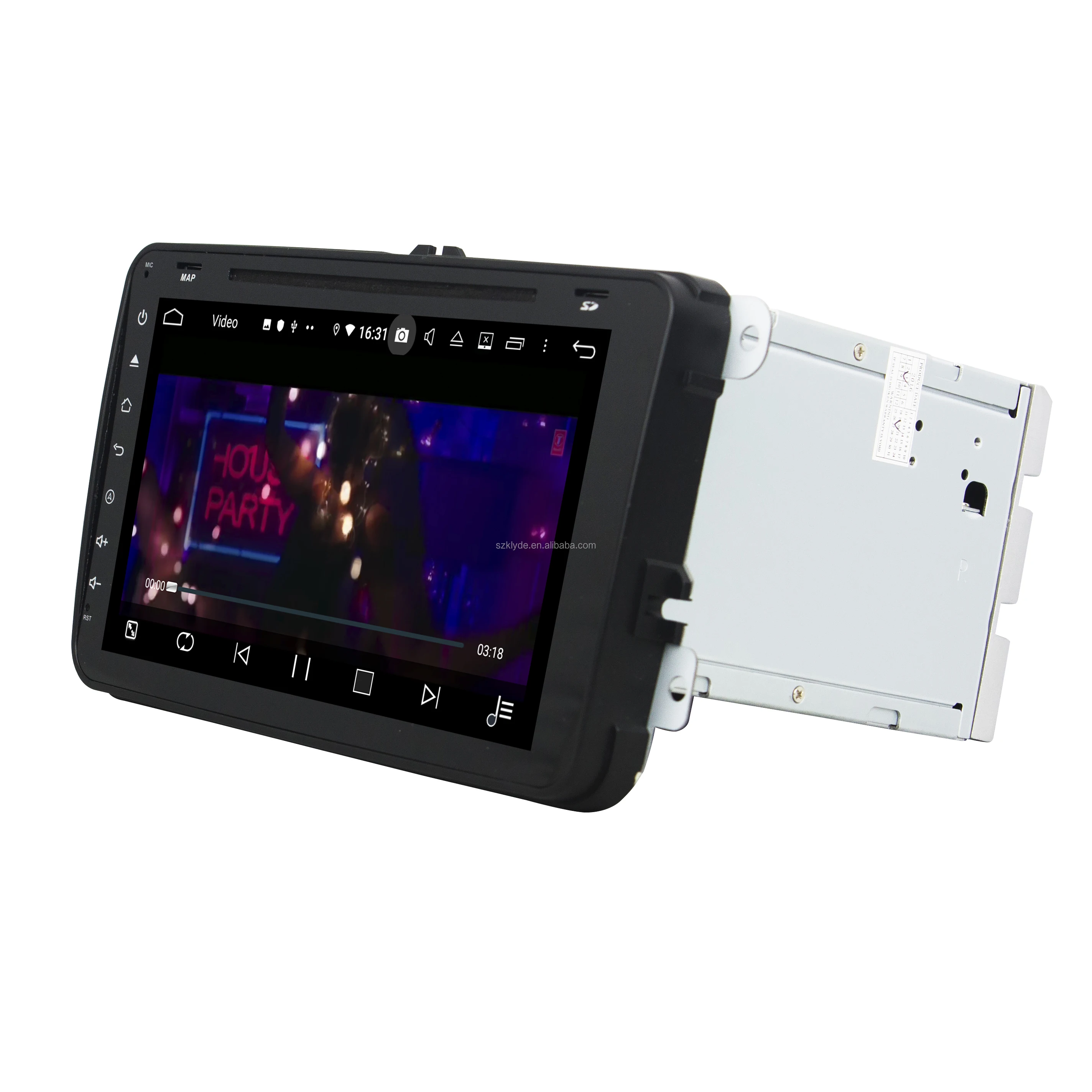 KD-8023 Wireless Carplay Auto Android 13 Multimedia Car Stereo Radio Audio DVD GPS Navigation for VW universal