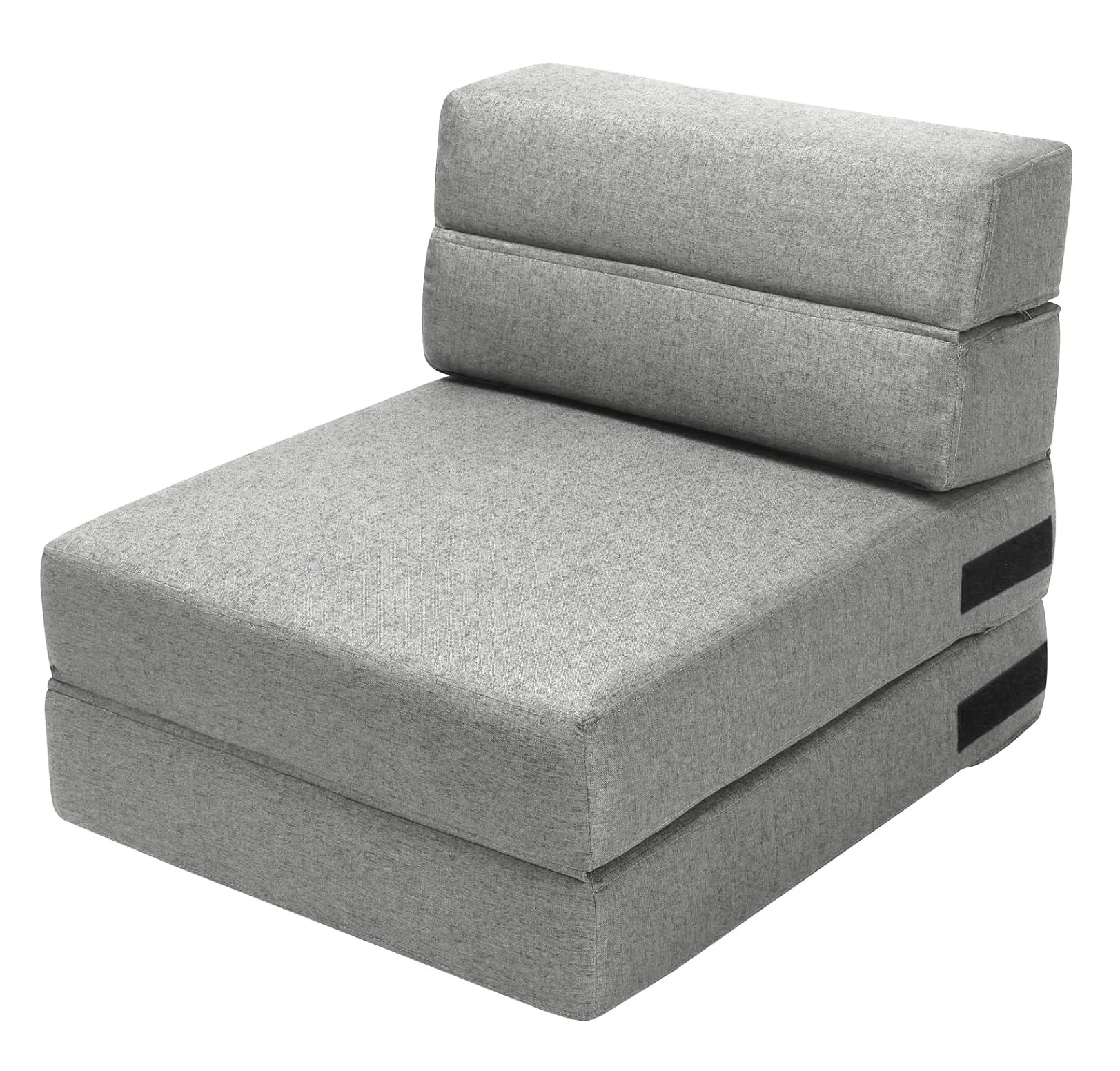 Convertible Folding Memory Foam Chair & Floor Sofa & Bed Couch and Sleeping Mattress for Living Room