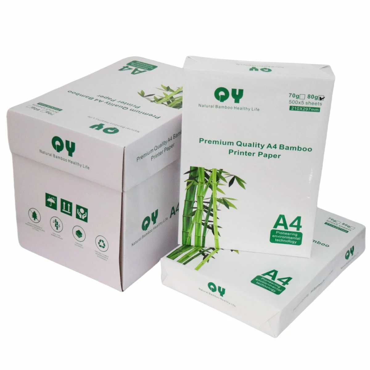 Manufacturers Virgin Bamboo Pulp 5 Reams 80gsm A4 Copy Paper With FSC Certificate A4 Copier Paper