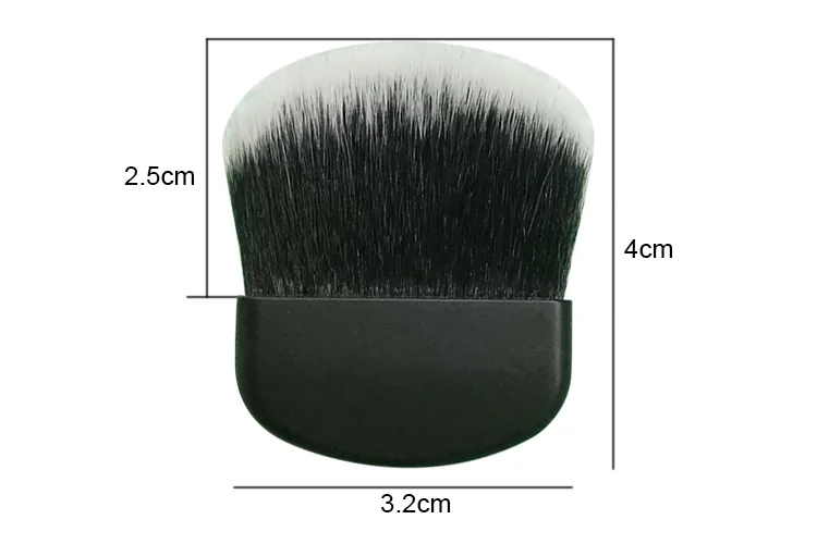 High Quality Makeup Brush Eco-Friendly Vegan Travel Mini Brush Face Lips Black White Single-Use Vegan Blush Brush