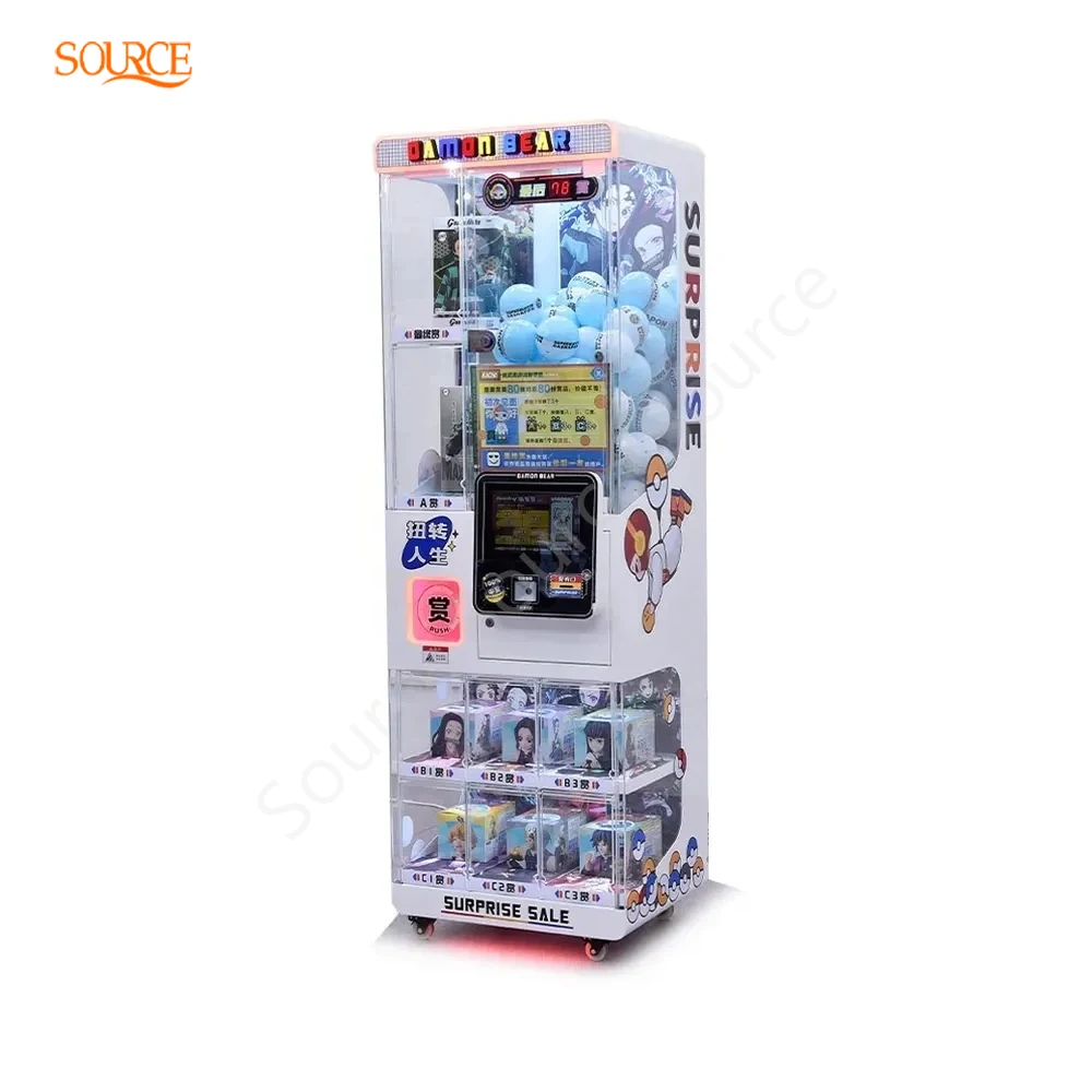 Wholesale New Trends Big Twisted Mini Gashapon Machine Product Vending Machines With Fast Shipping