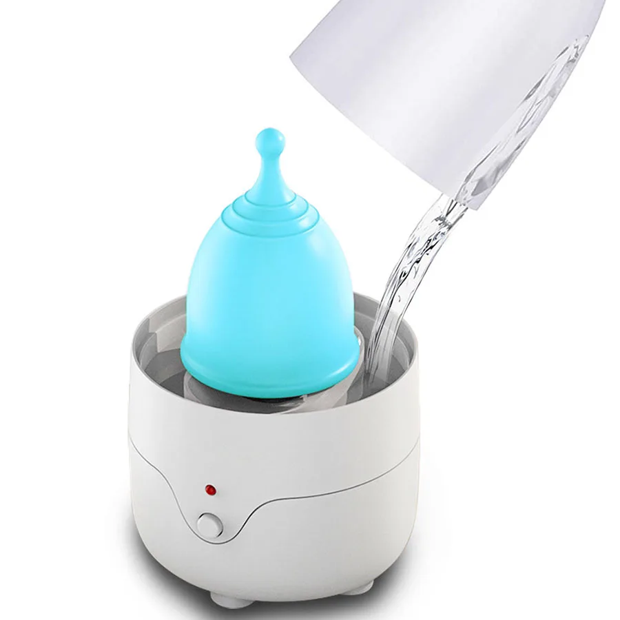 One Button Control Menstrual Cup High Temperature Steamer Sterilizer Cleaner for All Menstruation Cups