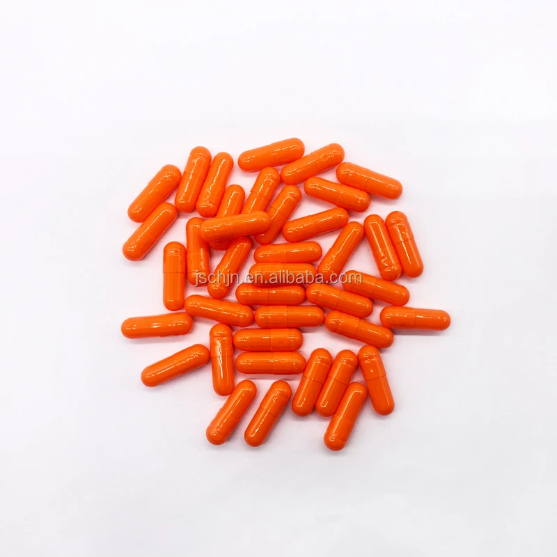 
Color customization gelatin empty capsules size 0 china supplier 