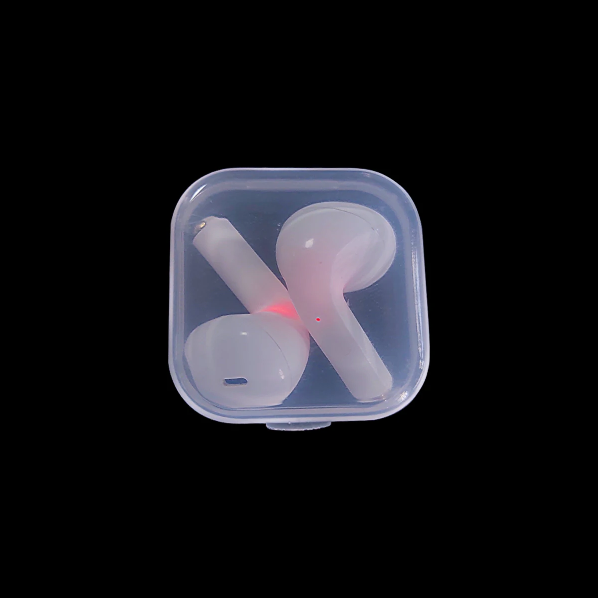 Hot sale headphones small plastic box, small parts, coins, beads, candy, nails, rings, earrings, travel medicine storage box