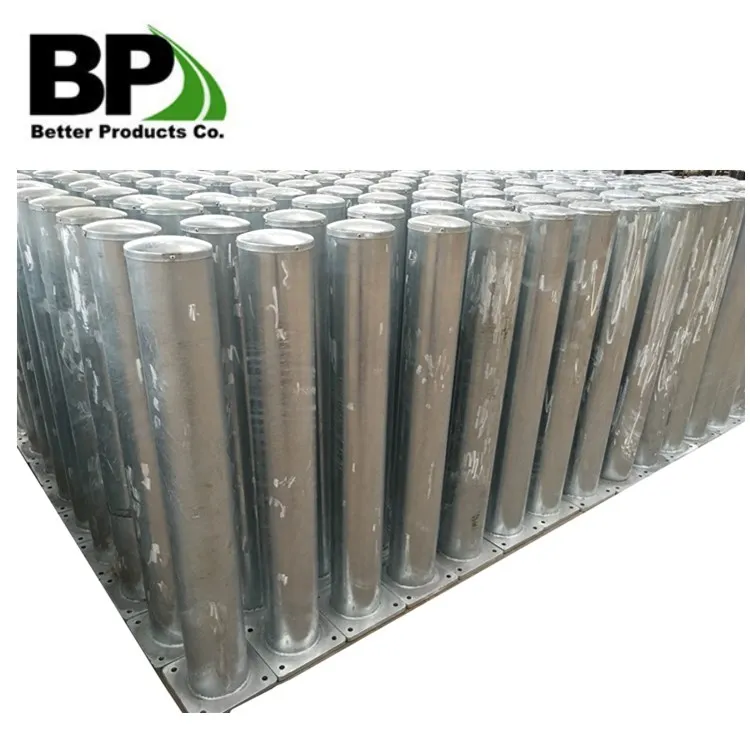 Removable steel parking barrier post