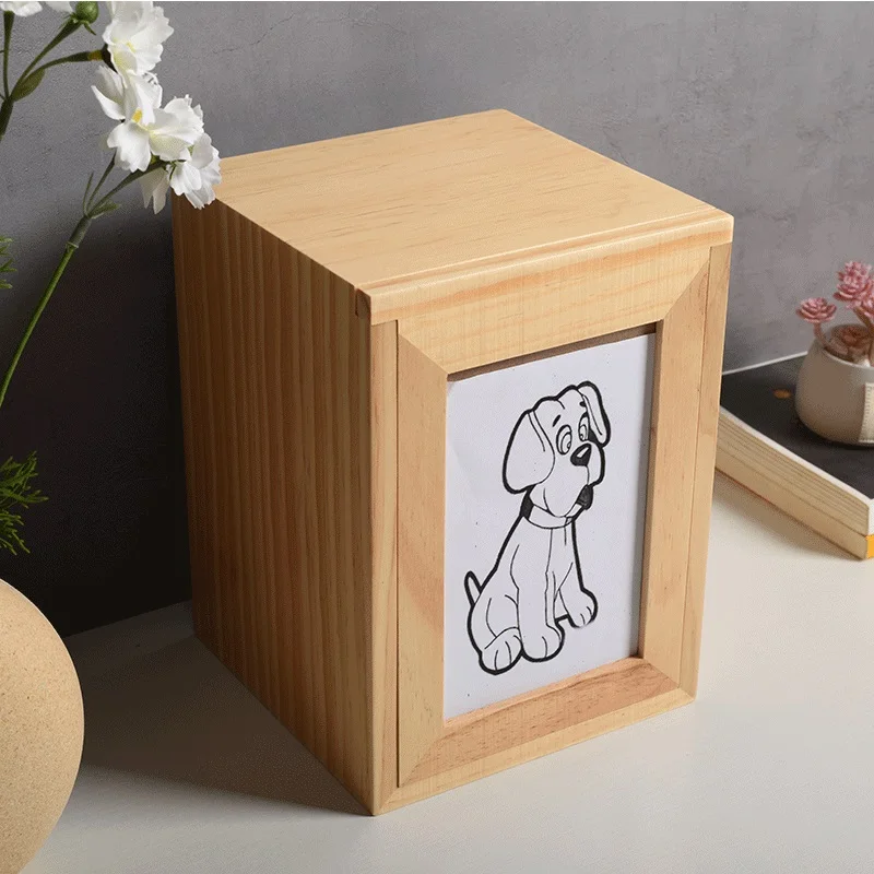 
Dog Urn Dog Casket Pet Burial Supplies Wood Pet Casket 