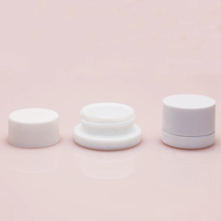 5ml childproof packaging glass black cream jar 9ml smellproof eye cream small container with ABS child resistant lid