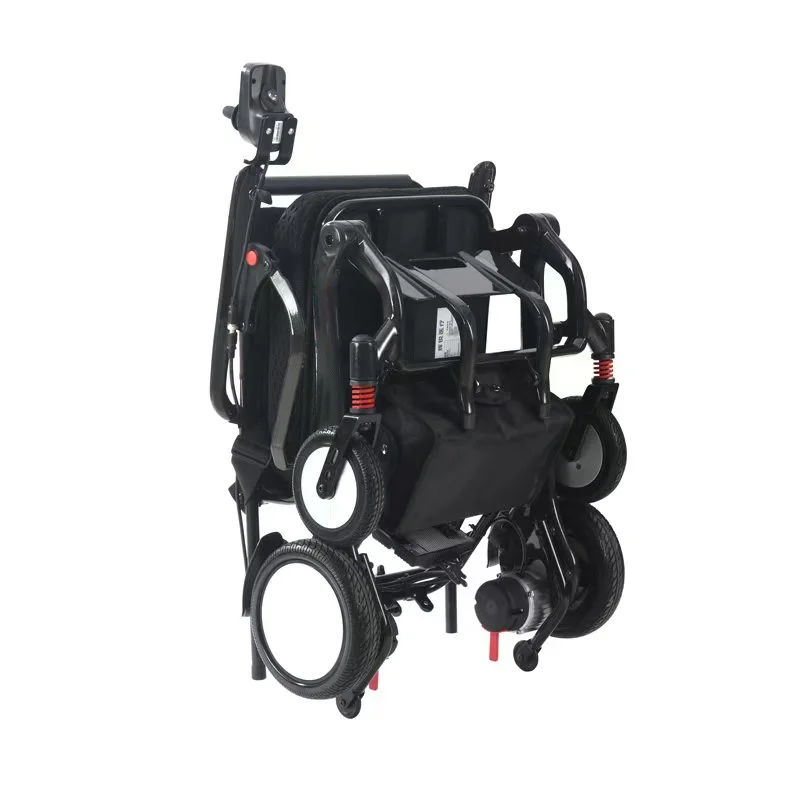 Best Cheap Price Handicapped Lightweight Chinese Powerful Motors 19.5KG with Battery Electric Wheelchair for the Elderly People