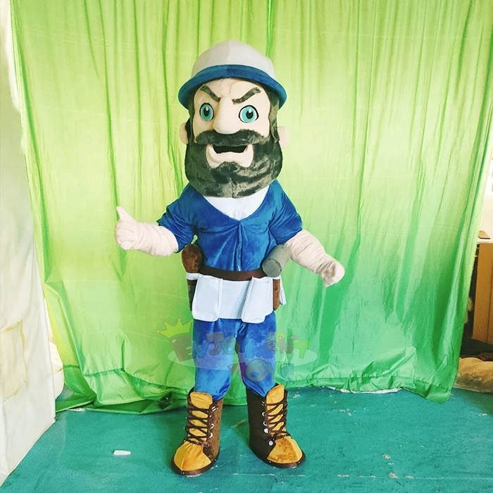 Customized Popular Walking Muscle Men Mascot Costume Cartoon Animal Character Mascot Costume For Adults