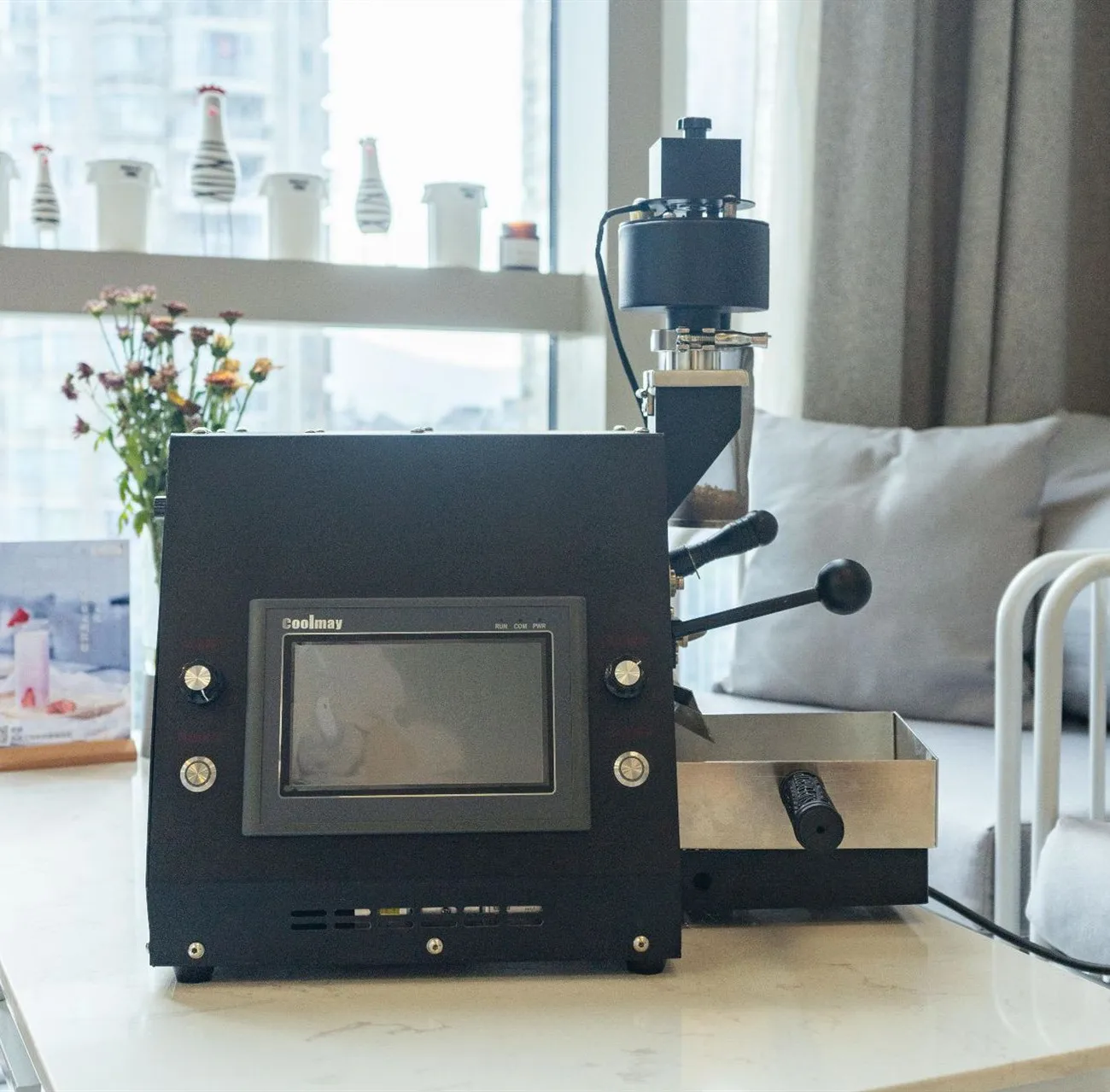 
Countertop small coffee roaster 