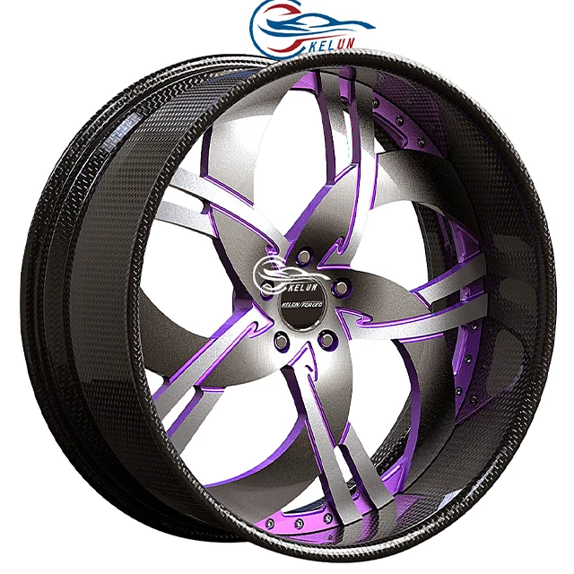 28x16 30x16 20x10 20x12 22x10 22x12 -44 6x135/6x139.7 Black Milling Window High Quality offroad forged Wheel Car Alloy Wheels