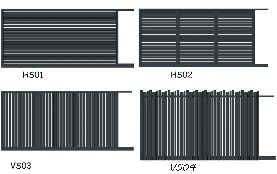 OFDT Automatic sliding main gates designs driveway sliding gate