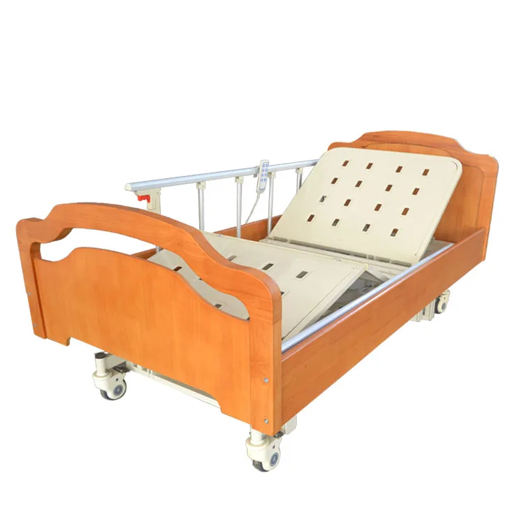 
BCA-8015 Shanghai meiisun produces ISO certified household wooden headboard foldable hospital bed 
