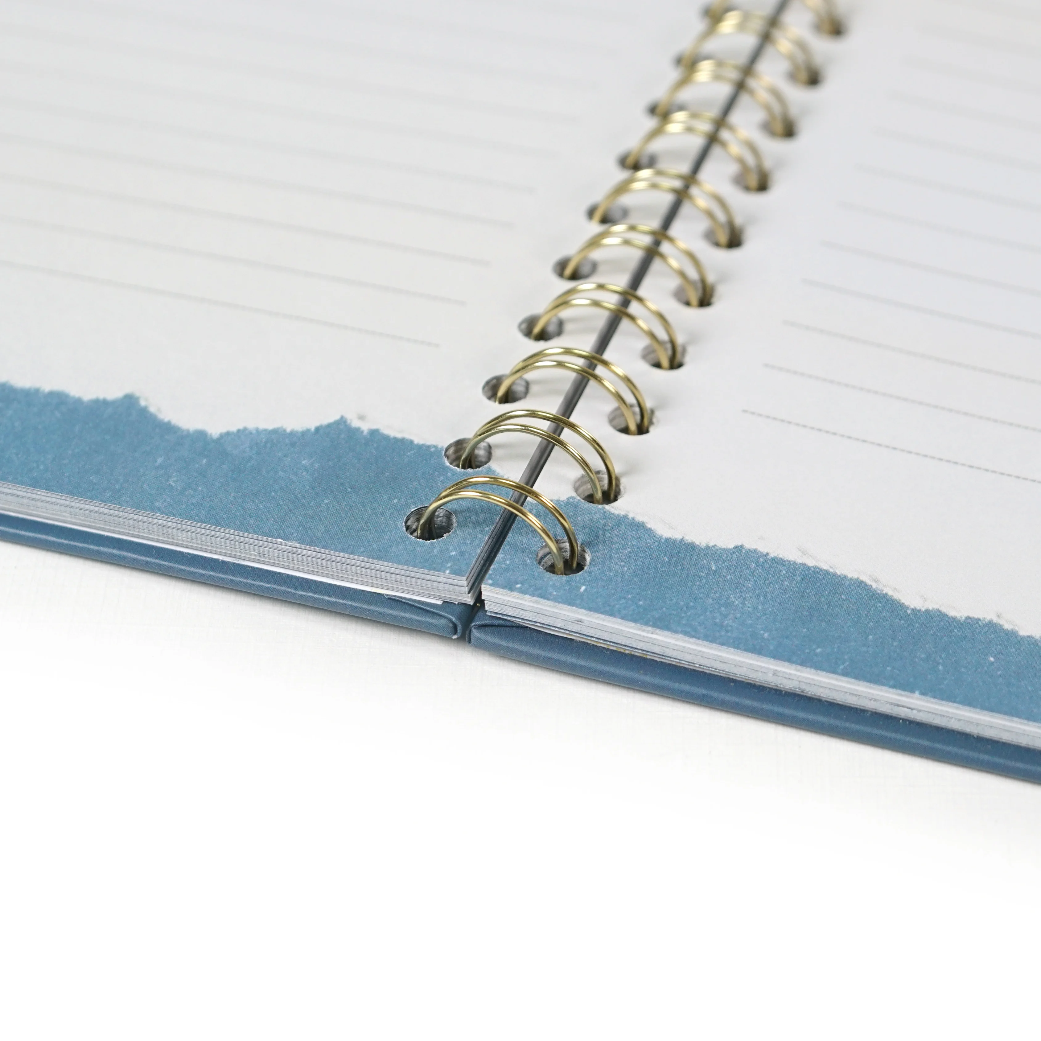 2024 2025 Undated Custom Printing Wellness Journals Notebook Diary Planner Self Care Journal Spiral Ring Mindfulness Journal