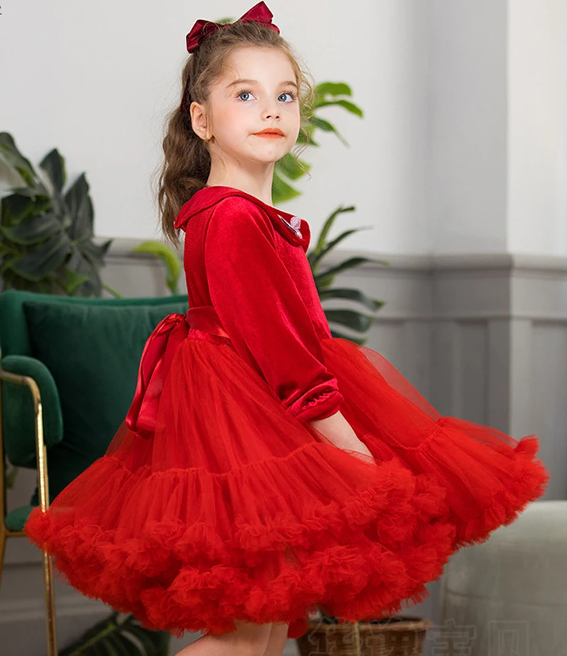 
Manufacturer New Fashion Style Beautiful Fancy Christmas Party Baby Girl Dresses Winter 