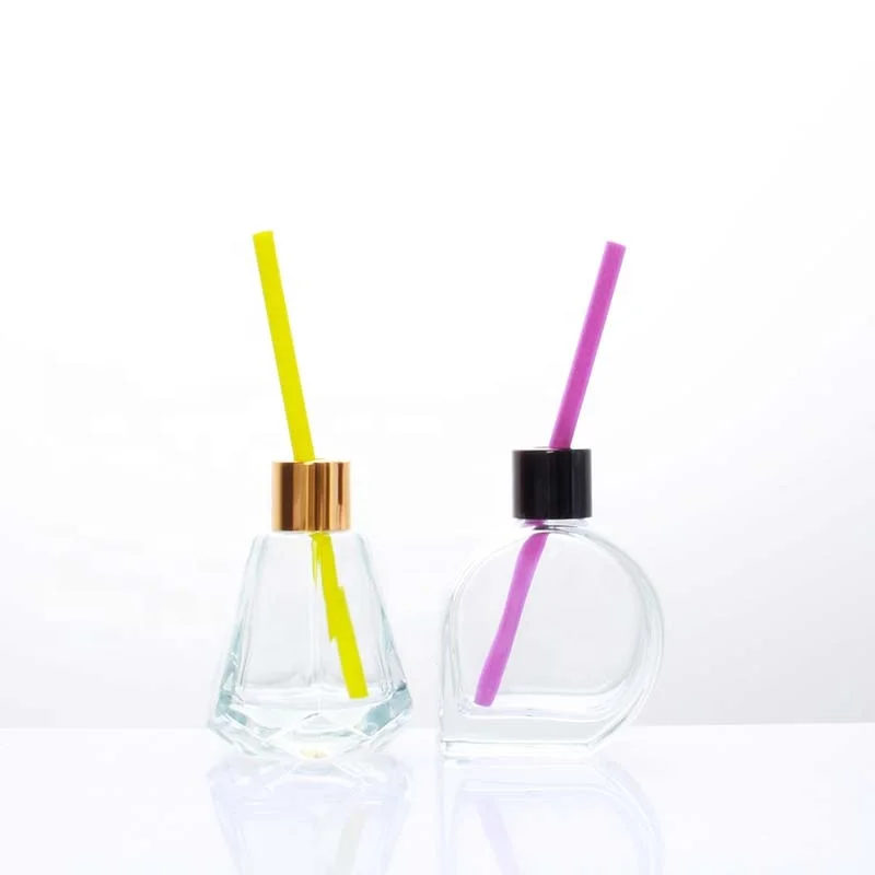 Reed Diffuser Bottle Round Shape Luxury Aroma Glass Diffuser Bottle 100ml