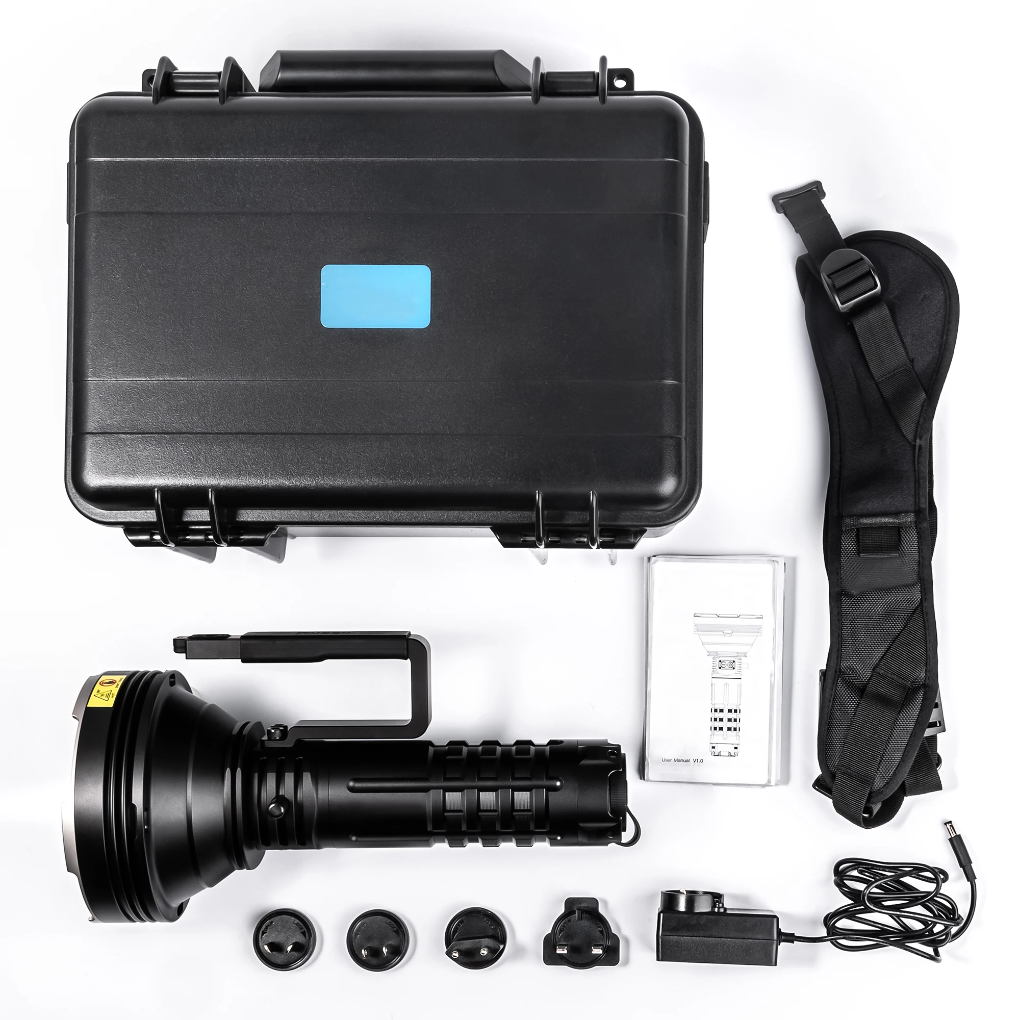 20000LM long range strong flashlight high light torch Bright Torch