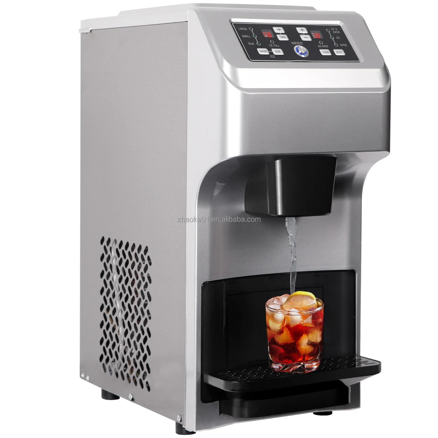 Ice machine commercial 25KG  dormitory student smart wifi automatic round ice making machine