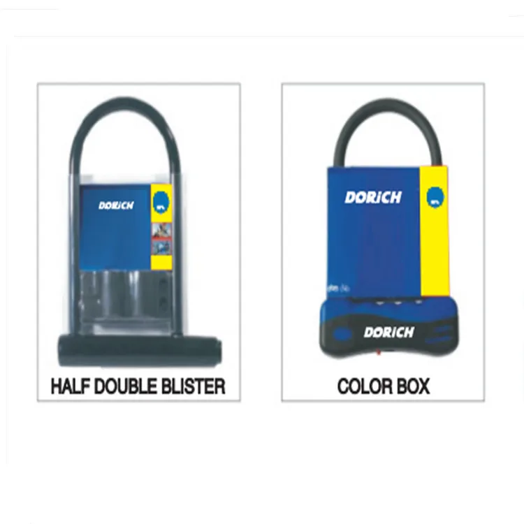 Factory Wholesale U-Shaped Proofing Bike Filled With Pepper Spray U Lock Colored  Carbon Steel Cable 16mm diameter for Amazon