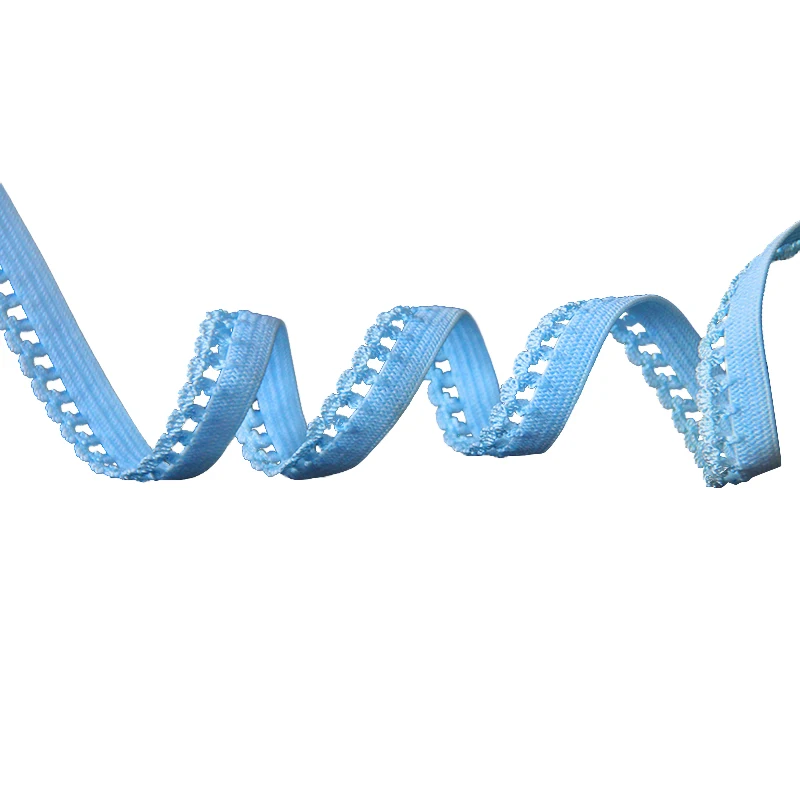 Lingerie Picot Elastic Fall Clothing Webbing Strap for Baby Apparel 3/8 inch