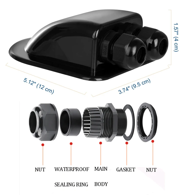 Black Caravan Yacht Boat Rv Solar Panel Corner Side Mounting Bracket Kit