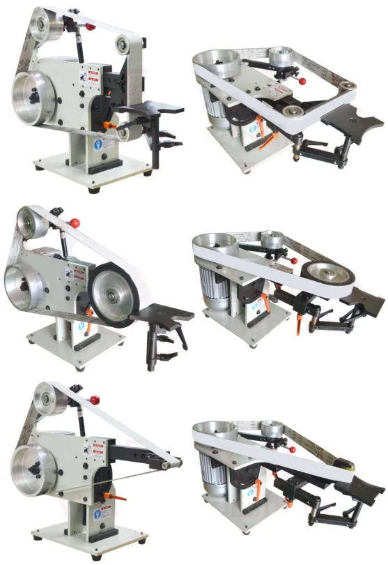 
2x72 inches abrasive belt grinding machine 3 functions in one 