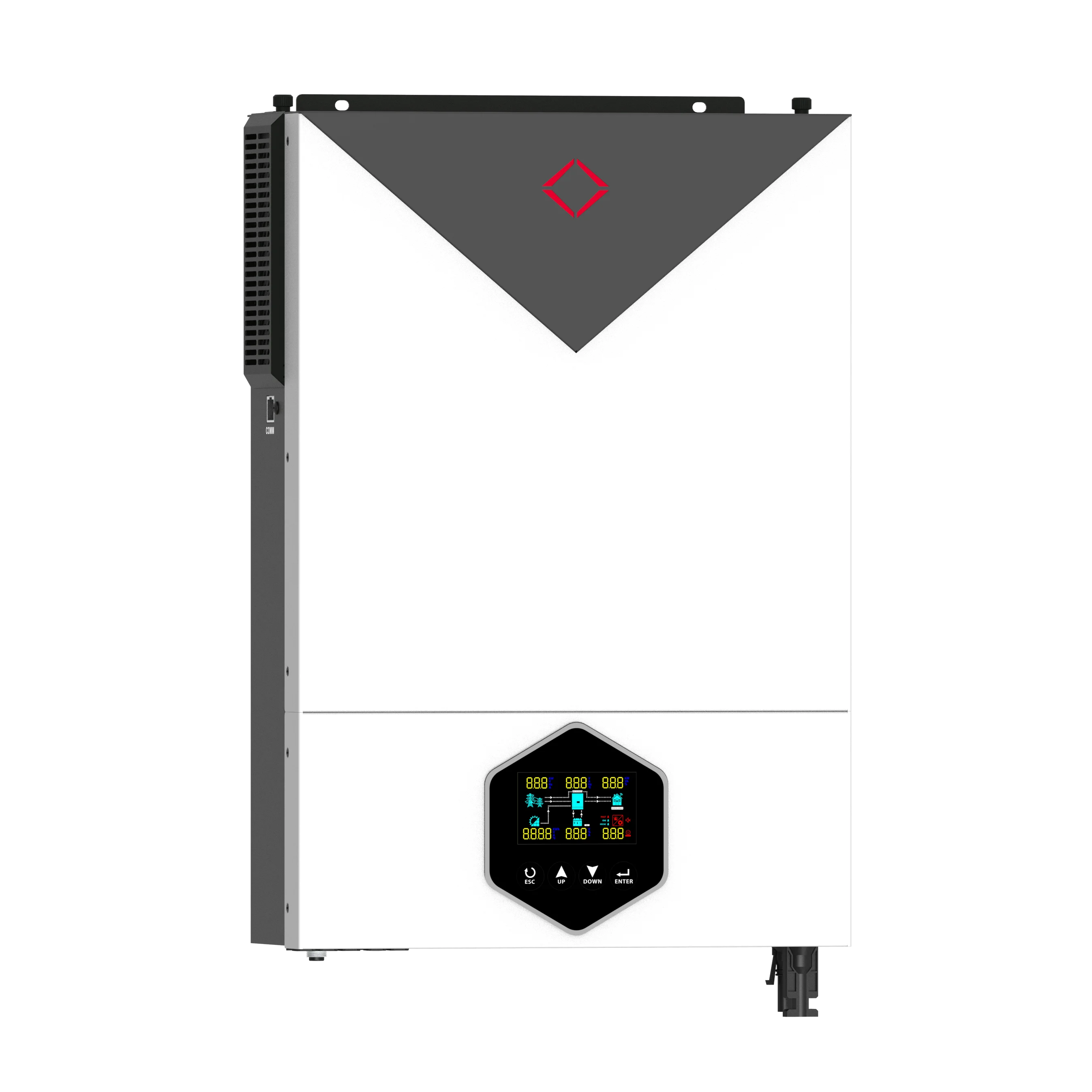 С защитой от пыли фильтр 90-500VDC 4200 Вт Чистая синусоида солнечный инвертор с pwm 140A со слежением за максимальной точкой мощности