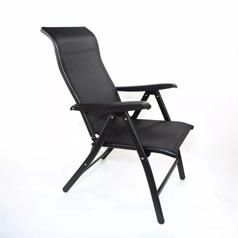 Market Design textline cover with plastic arm steel Folding Chair