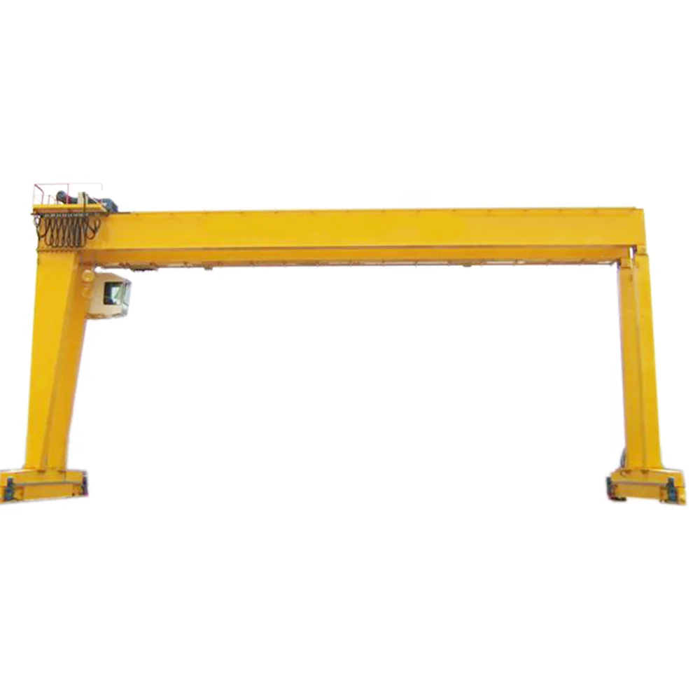 2024 Hot Product Heavy Duty Rail Mounted Double Girder Gantry Crane Electric Travelling Gantry Crane with Trolley Winch
