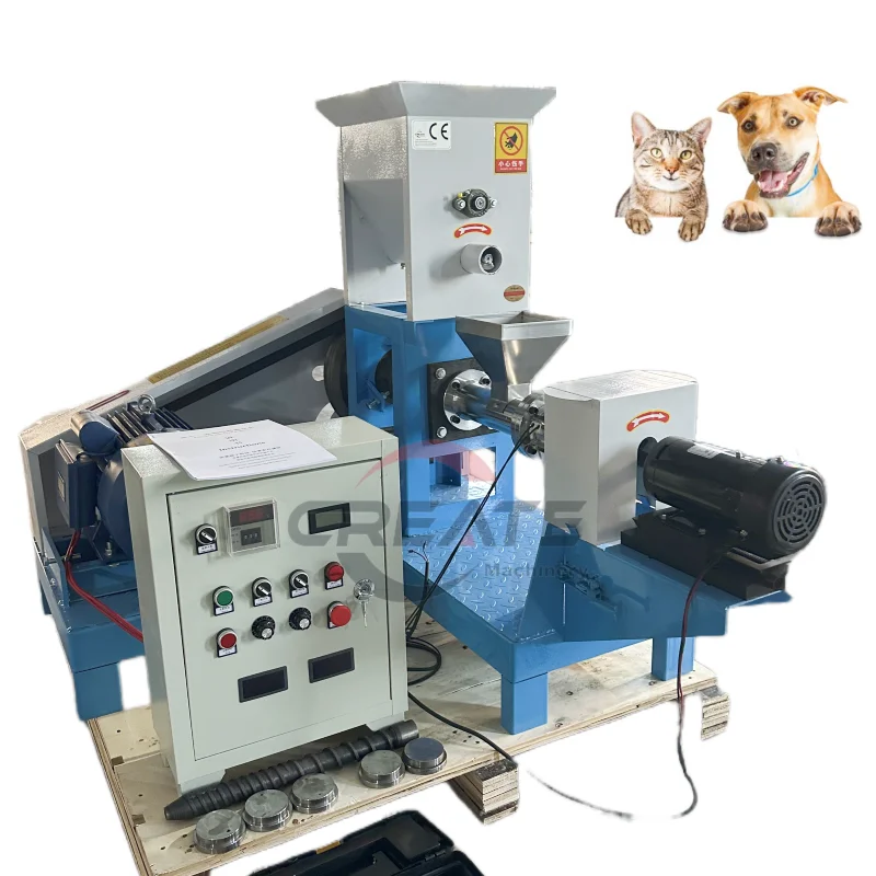 Aquatic fish food making machine Pet cat bird corn soybean grains dog food machine fish feed pellet machine