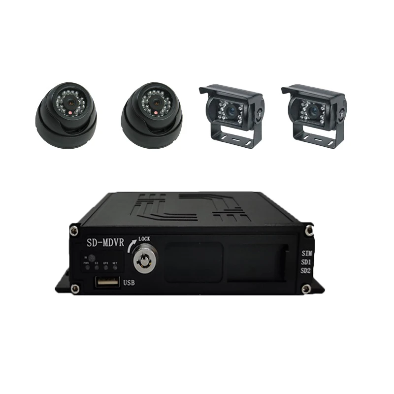 BSD System Security DVR CareDrive Fleet Management Car School Bus CCTV 4 8 Channel kit 3G 4G GPS MDVR Mobile Monitor System