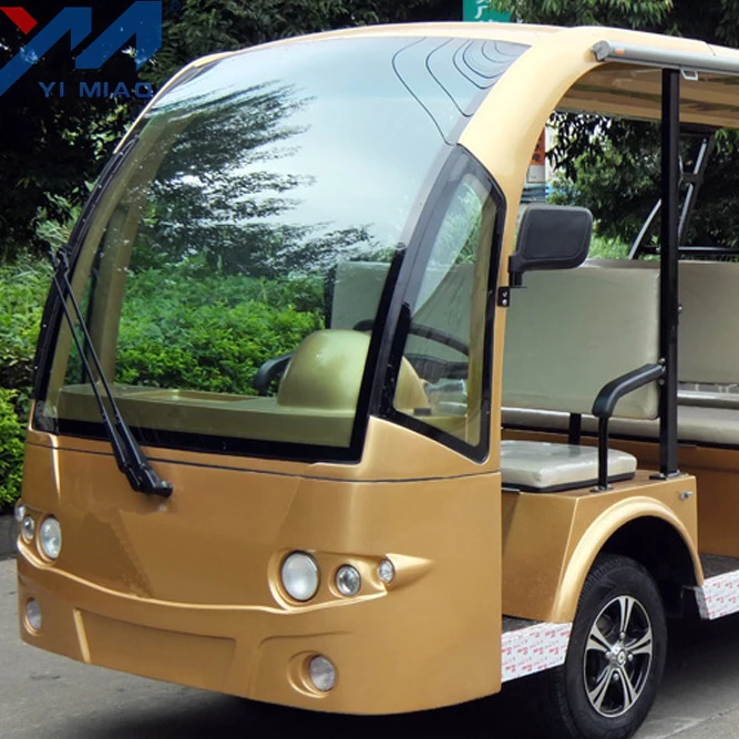 foton minibus techo alto 8 seats sightseeing bus car electric shuttle car adult