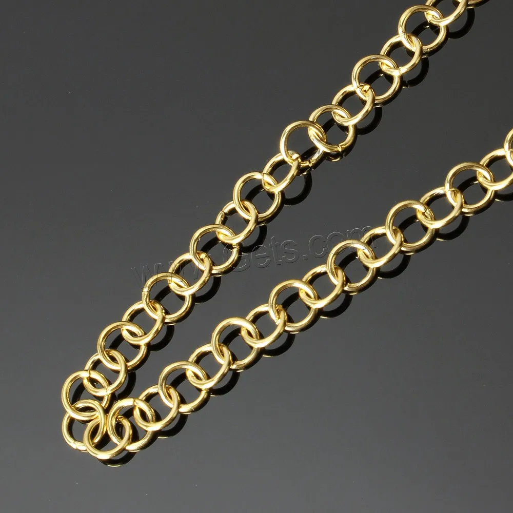 New Stainless Steel Circle Chain plastic spool reel bobbin round link chain 5x5x0.8mm 1109106