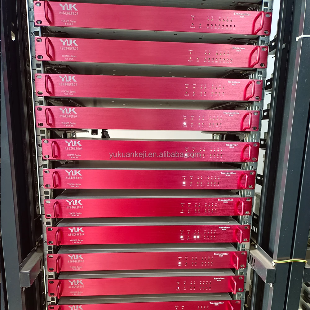 Broadcast DVB-ASI 3G-SDI Audio XLR To Fiber Extender Converter over Fiber Up to 40km