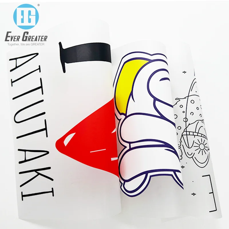 New Products Free Design Demand Customization PET Ceramic Printer Clear Water slide Decal Heat Transfer Sticker