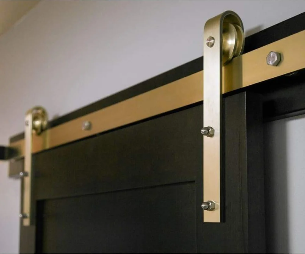 Hoone Hot Selling Retro Hardware Kit Wood Door Sliding Long Barn Door Handle