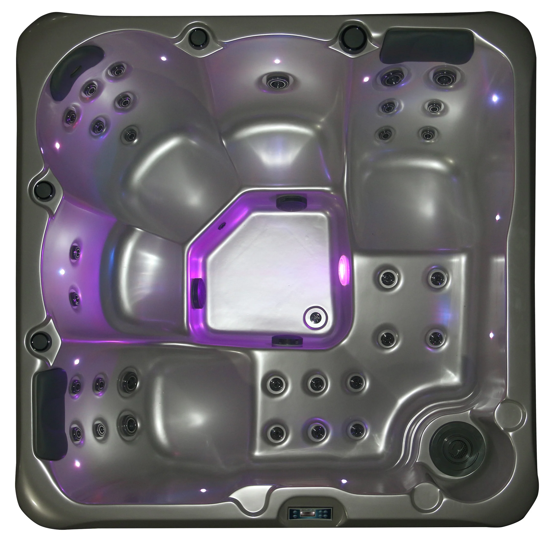 2 Lounge Outdoor Spa Acrylic Hot Tub Whirlpool Massage Bathtub Balboa System