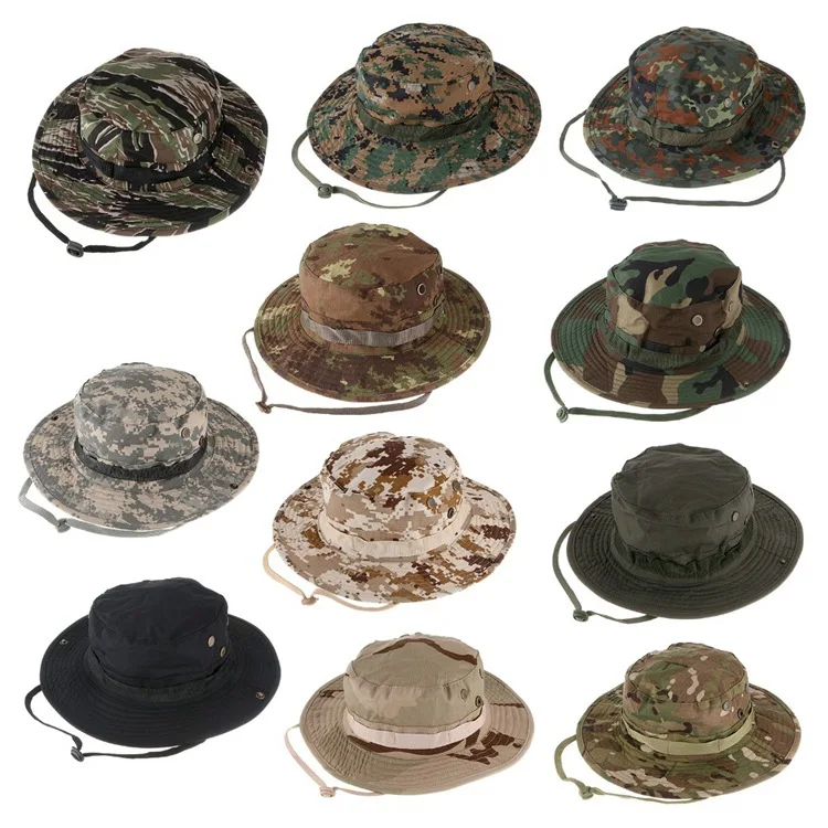 Unisex Military Army Tactical Bucket Hat For Hunting Fishing Outdoor Sports