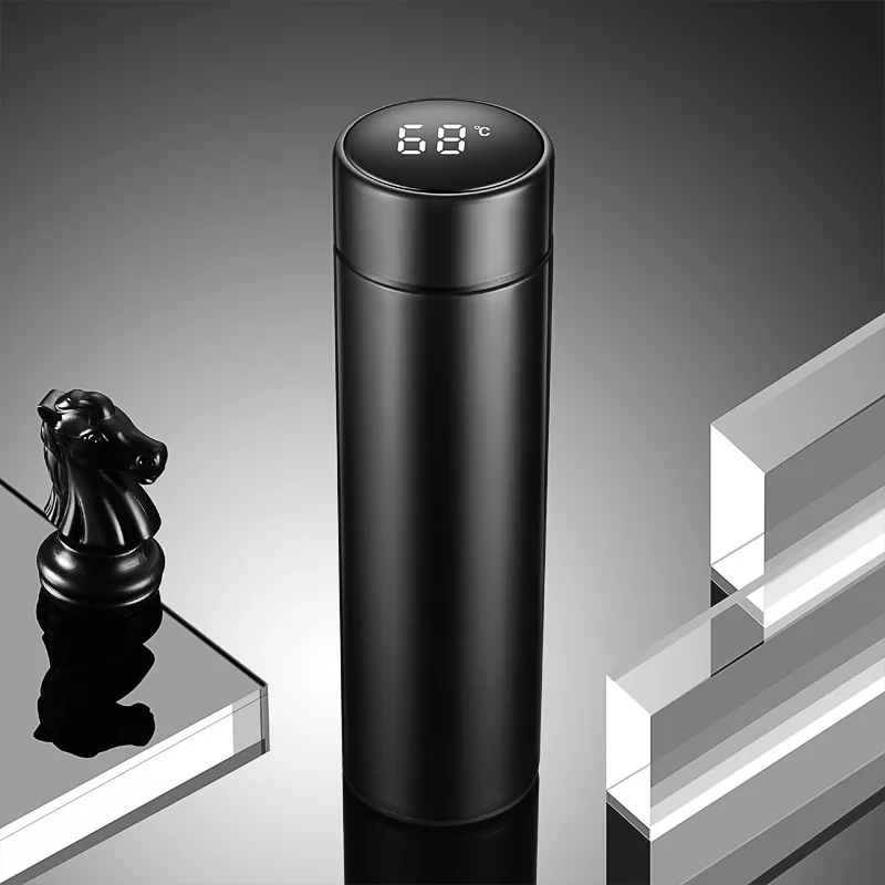 
The New Smart Insulation Cup 304 Stainless Steel Business Thermo Gift Temperature Cup 55 Display Vacuum Flasks Smart Cup Water 