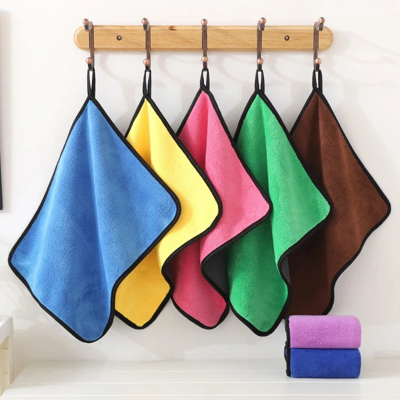 600GSM Microfiber towel home kitchen bathroom car dust cleaning cloth car drying towels