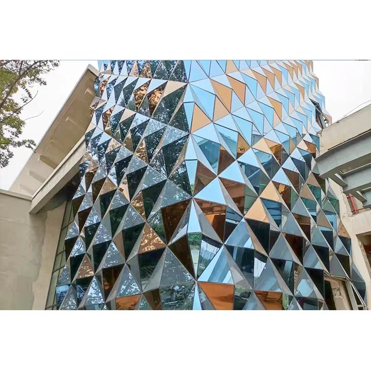 modern metal wall  building glass curtain wall unit insulating glass curtain wall