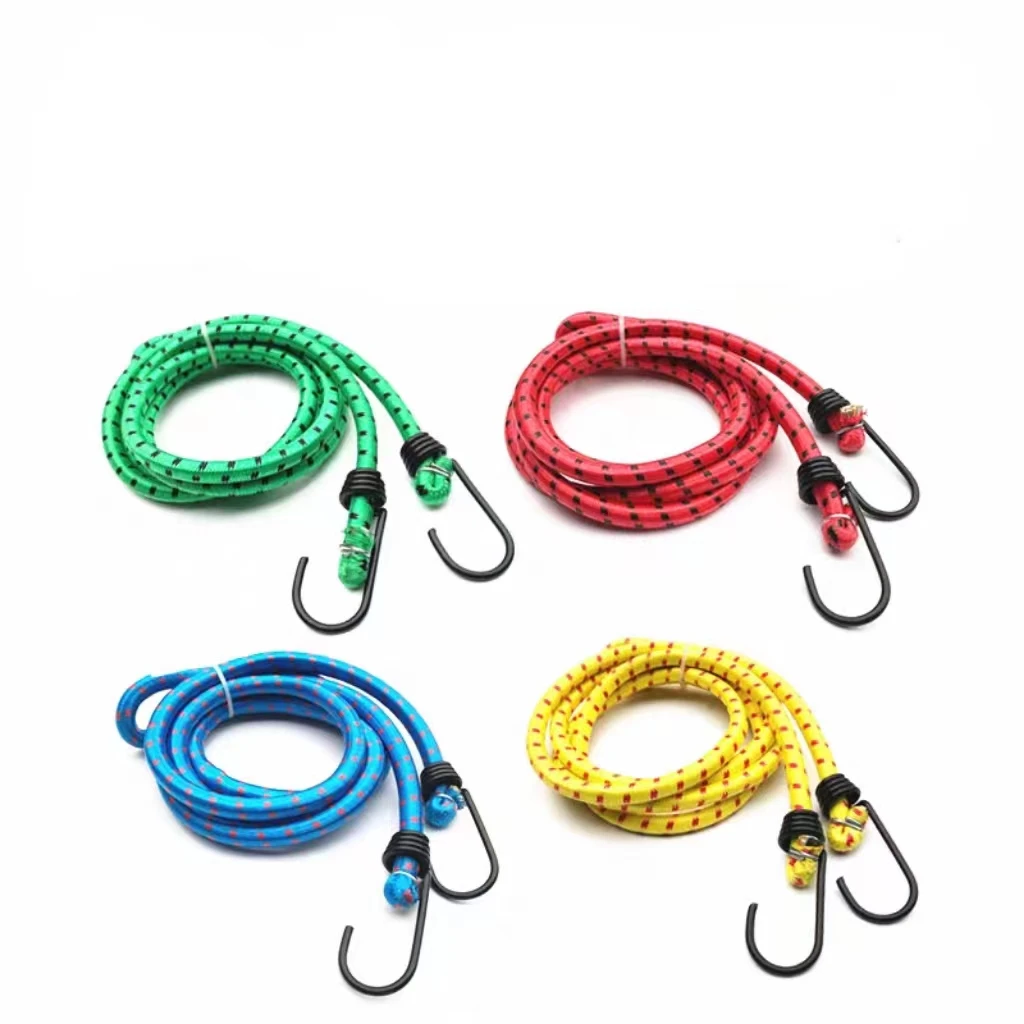 Hot sales motorcycle bungee cord Travel Adjustable Elastic Luggage Strap