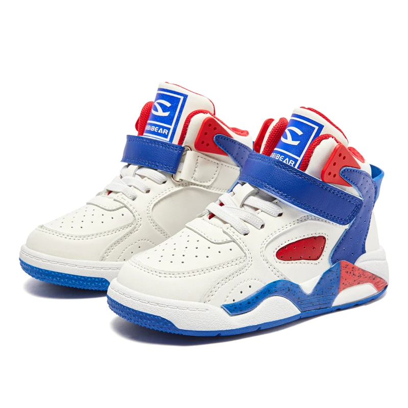 China Quality Original Retro Children Black Running Sports Boots Sneakers Kids Boys Outdoor Basketball Shoes