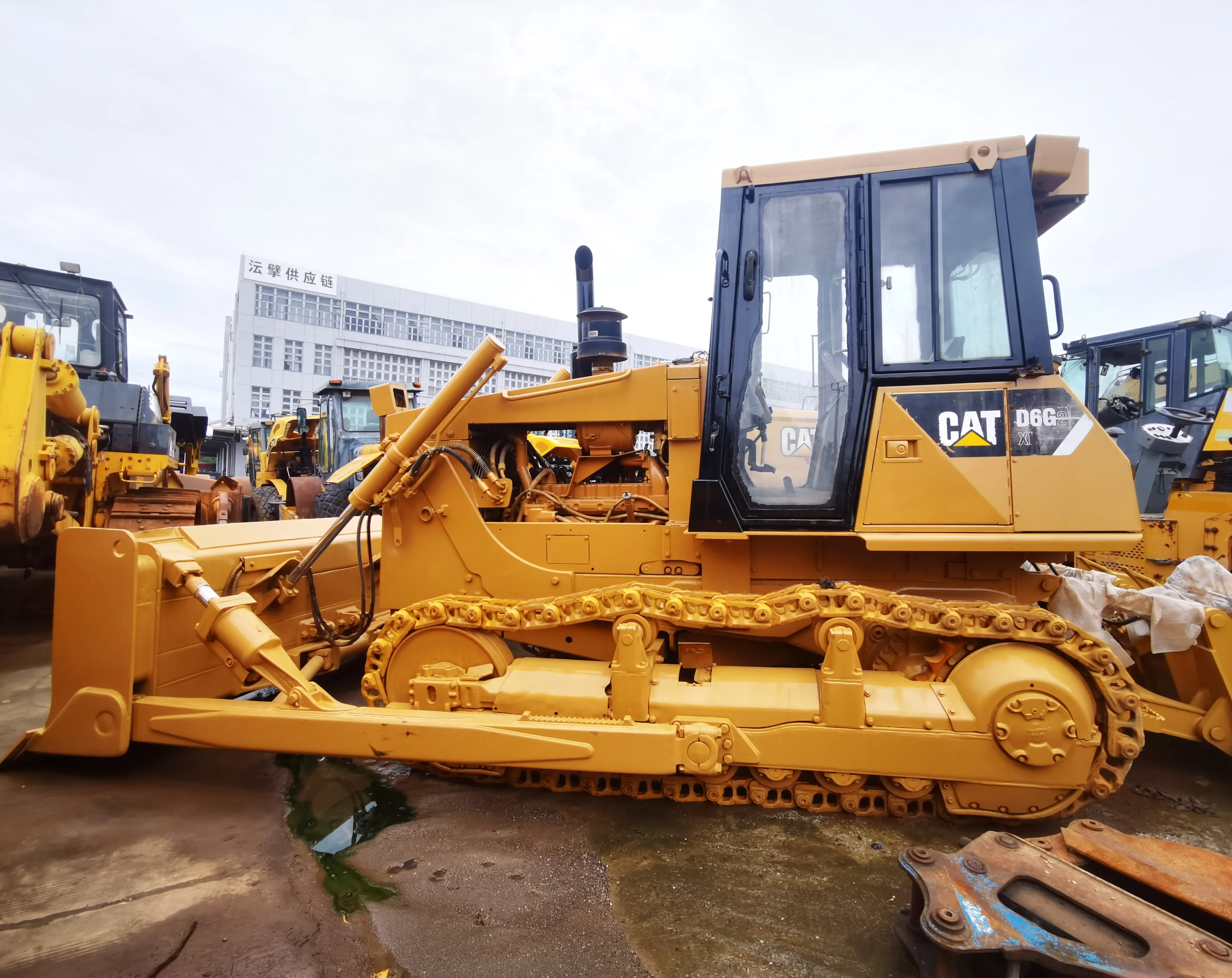 High Quality Used Caterpillar CAT D6G2 XL Crawler Bulldozer 17ton 119kw 160HP CAT Engine Hydraulic Pump Cheap Option Gearbox