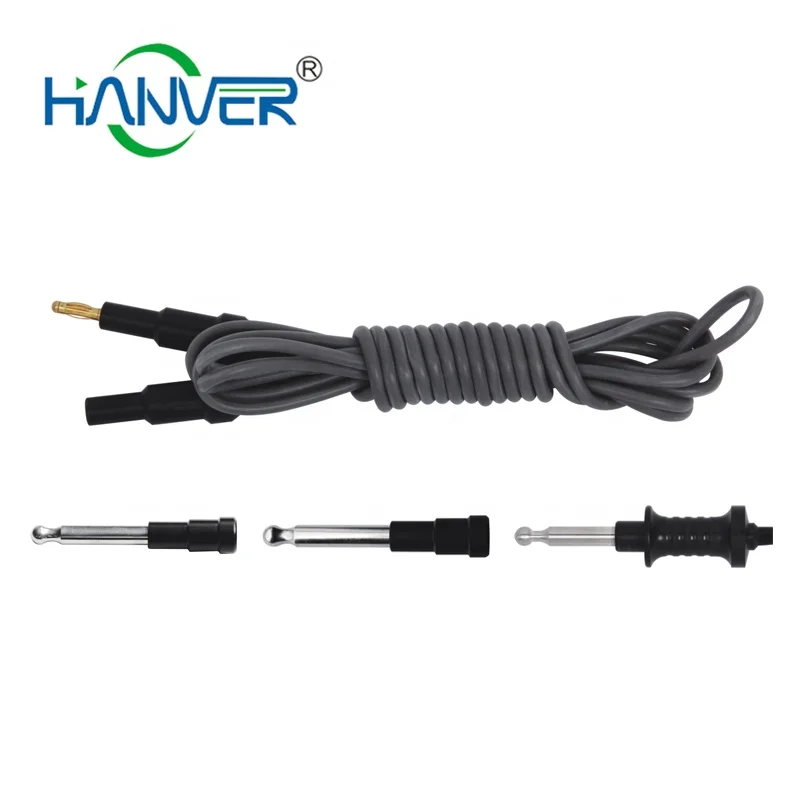 Surgical Instruments Monopolar Cable Laparoscopic Monopolar Coagulation Cable