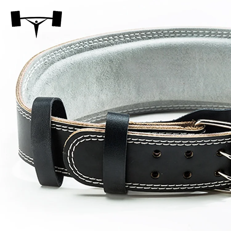 Спортивный Профессиональный кожаный ремень для тяжелой атлетики